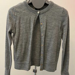 Gray J. Cre 100% Merino Wool Cardigan